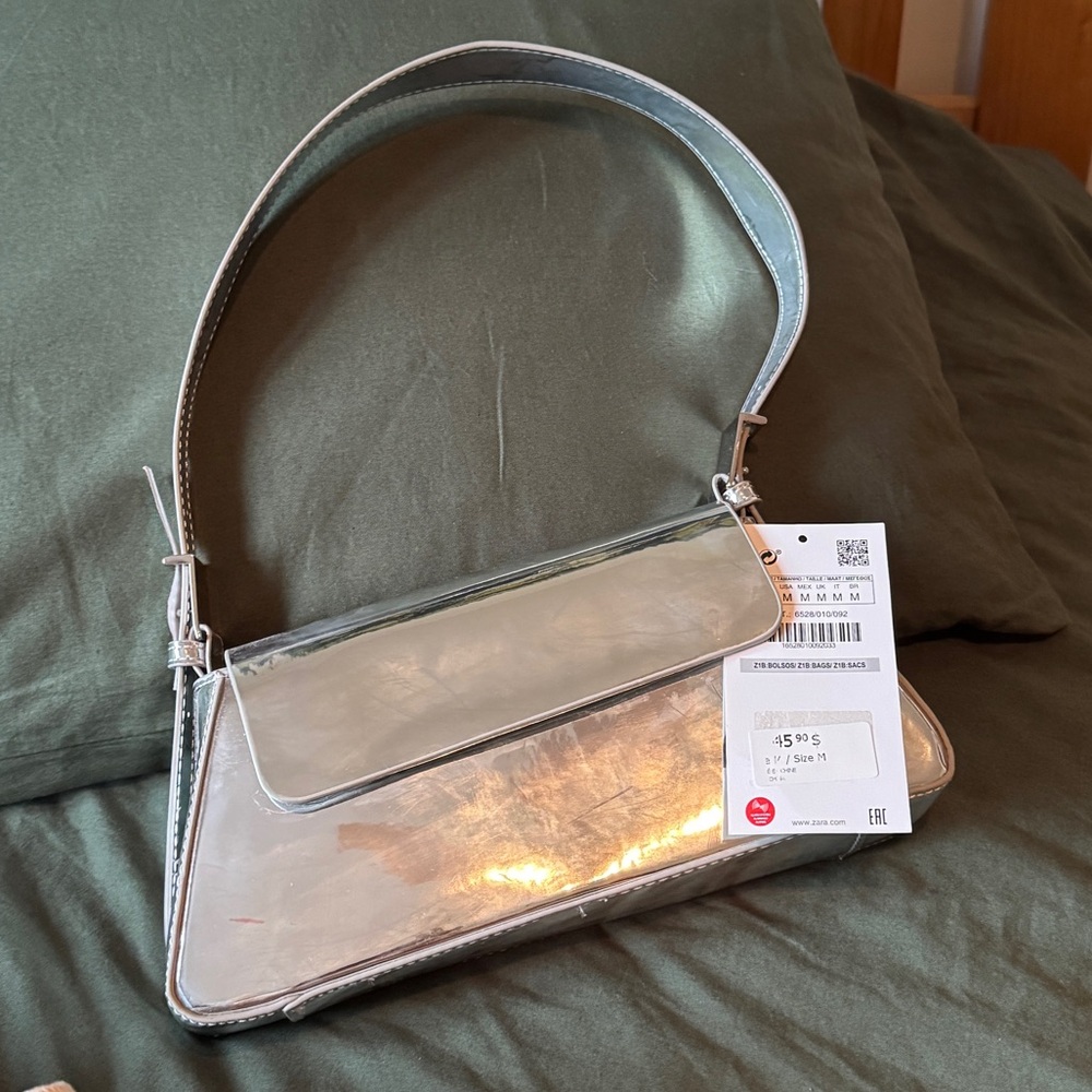 Zara Silver Bag